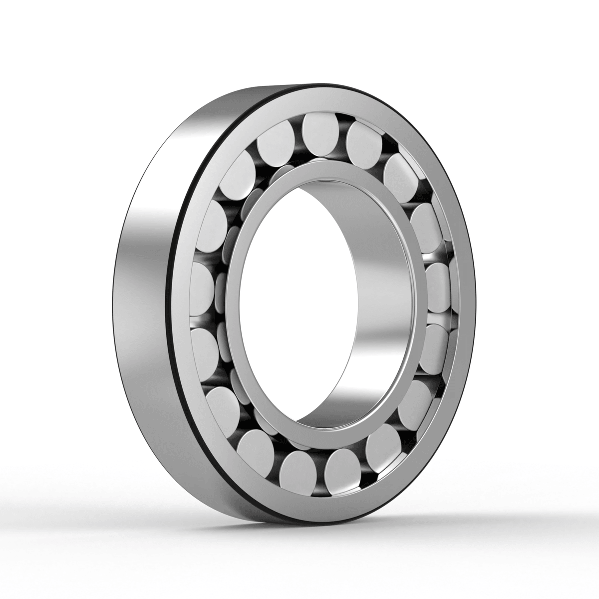 NU317ECJ SKF - Zylinderrollenlager with white background